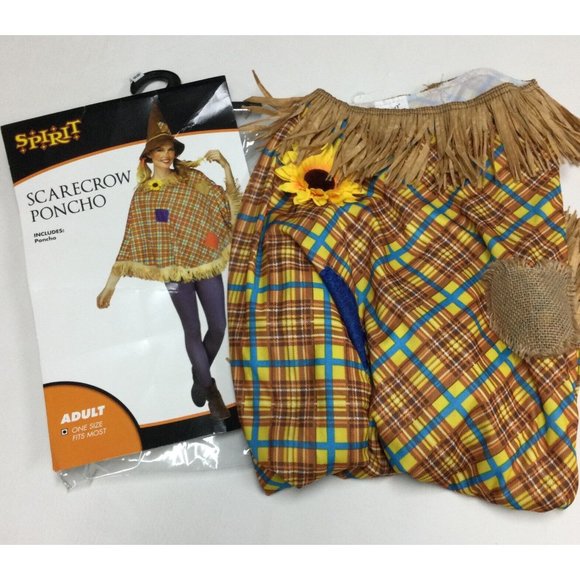 Spirit Other Spirit Halloween Womens Scarecrow Poncho Costume